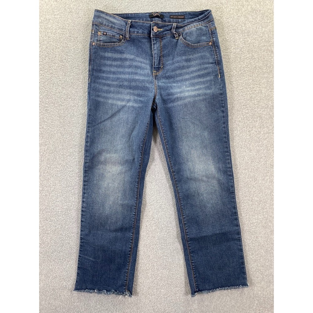 Curve Appeal Jeans Womens Size 10 (29x26) Off Duty Straight Stretch Denim
